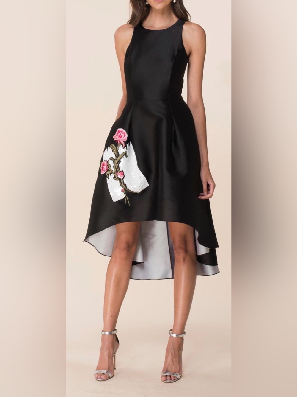 Sachin & Babi Black High-Low Dress